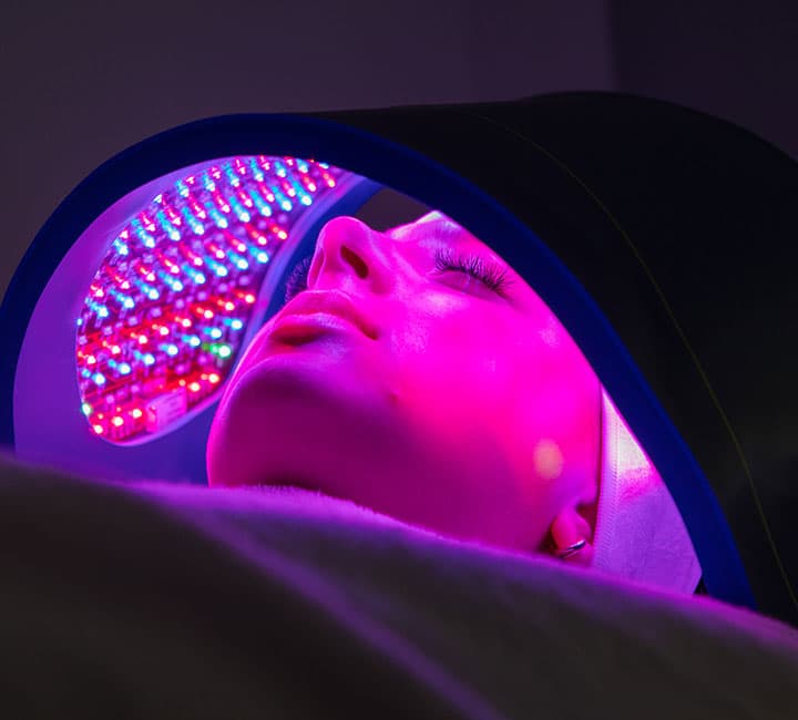 LED Light Therapy treatment at Nika Skincare