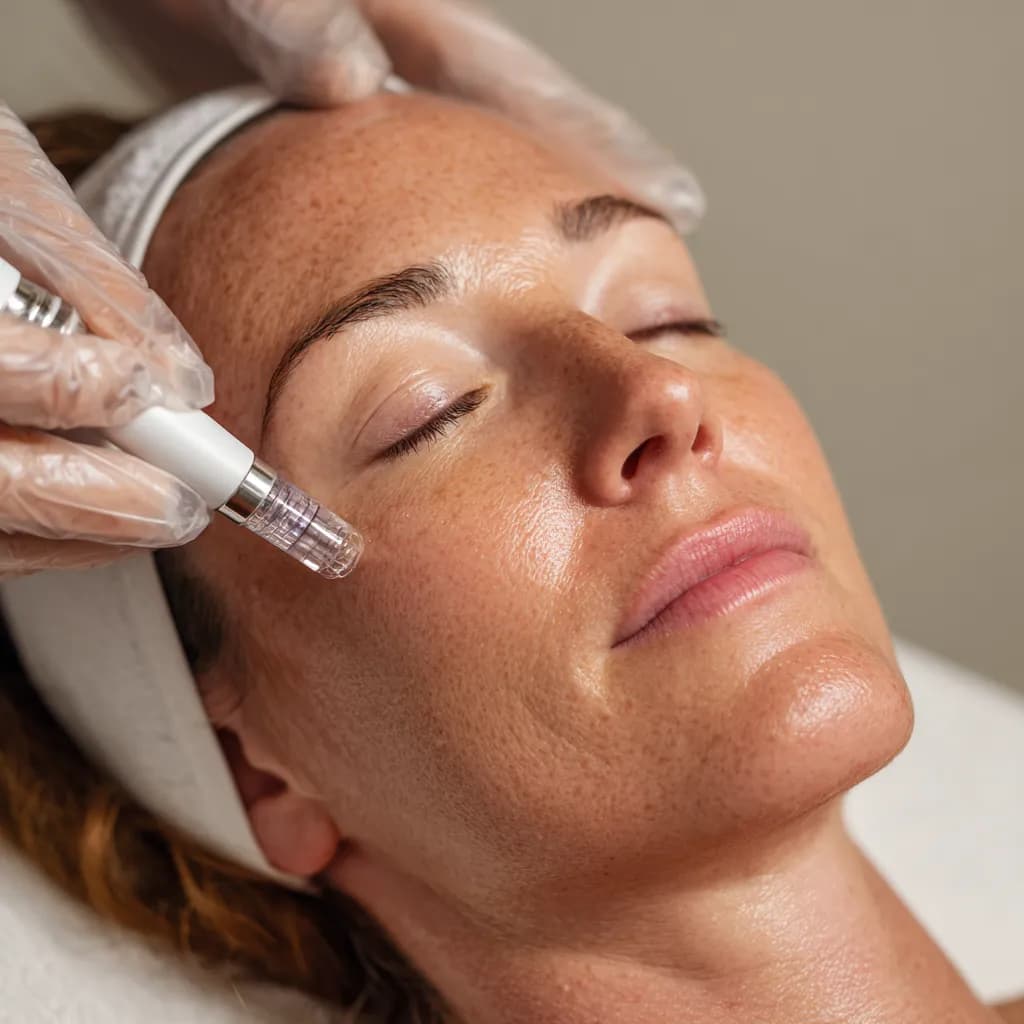 Microdermabrasion treatment at Nika Skincare