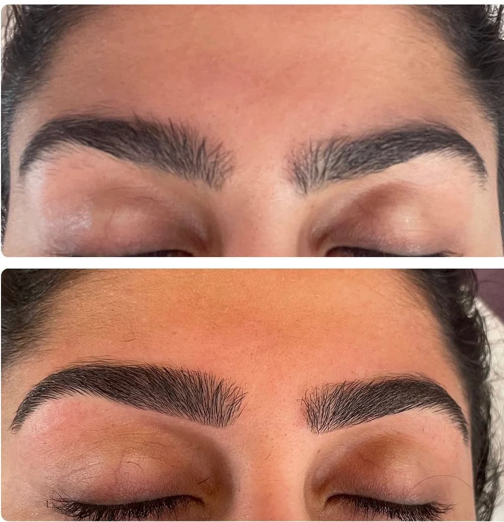Brow Shaping — Before and After