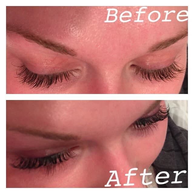 Lash Tint — Case 1 — Before and After